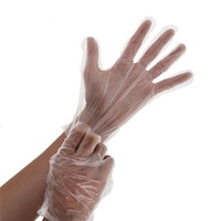 100pcs HANDY Disposable Plastic Gloves Transparent Food Handling Hygienic Catering