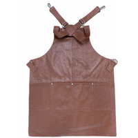 BUFFALO LEATHER APRON Cooking Chef Hairdresser Waterproof Durable Quality - Tan