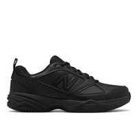 New Balance Men's 2E WIDE Slip Resistant Industrial Shoes Leather Work - Black - US 10.5