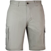 Men's Cargo Shorts 100% Cotton Casual Work Wear Half Pants Summer Army Military - Fawn - 32 (82cm)