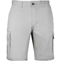 Men's Cargo Shorts 100% Cotton Casual Work Wear Half Pants Summer Army Military - Stone - 36 (92cm)
