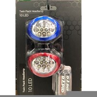 BCF 10 LED Headlight Twin Pack Ideal for Camping, Fishing, Boating or Home Use