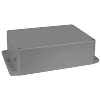 Dark Grey Enclosure with Mounting Flange - 171(W) x 121(D) x 55(H)mm