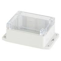 IP65 Sealed Polycarbonate Enclosure with Mounting Flange 115(W) x 90(D) x 55(H)mm