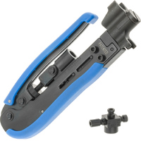 Hanlong 6.8inch 174m Pro Compression Tool Ftype  RCA  BNC Compression Connectors