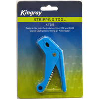Kingray RG59-RG6 Stripping Tool Coaxial Cable Prior Fitting F Connector 8mm