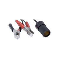 Cigarette Lighter With Battery Clips SC8750 Car Powersupplies Cable length 400mm