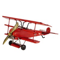 Red Baron Plane Red 37.5cm