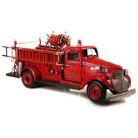 Chevy Fire Truck Ornament Red 45cm