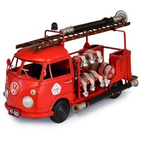 Volkswagen 1956 Red Type 1 Fire Truck 34cm