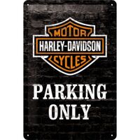 Nostalgic-Art Medium Sign Harley Original Logo - Parking Only
