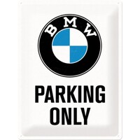 Nostalgic-Art Large Sign BMW Parking Only