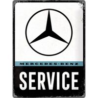Nostalgic-Art Large Sign Mercedes-Benz Service