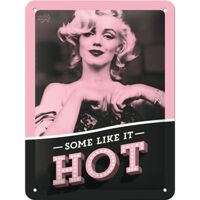 Nostalgic-Art Small Sign Marilyn - Some like it Hot