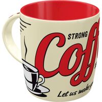 Nostalgic-Art Mug Strong Coffee Served Here