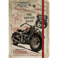 Nostalgic-Art Notebook Route 66 Bike Map