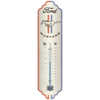 Nostalgic-Art Thermometer Ford Mustang - Horse & Stripes Logo