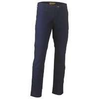 Stretch Cotton Drill Work Pants Navy Size 74 LNG
