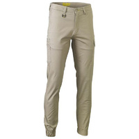 Bisley Stretch Cotton Drill Cargo Cuffed Pants