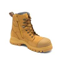 Blundstone 992 Wheat Water Resistant Nubuck Lace Up/Zip Ankle Safety Boot