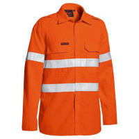 Bisley TenCate Tecasafe Plus 480 Taped Hi Vis Lightweight FR Vented Shirt