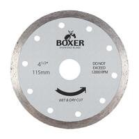 Austsaw 115mm (4.5") Diamond Blade Boxer Continuous Rim - 22.2mm Bore BXR4.5C