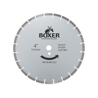 Austsaw 103mm (4") Diamond Blade Boxer Segmented - 16mm Bore BXR4S