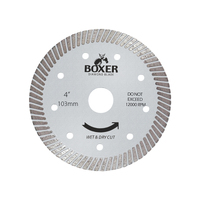 Austsaw 103mm (4") Diamond Blade Boxer Ultra Thin - 16mm Bore BXR4U