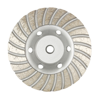 Austsaw 185mm (7") Diamond Cup Wheel Boxer Double Row - M14 Thread Bore BXR7DR