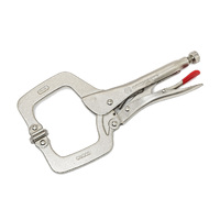 Crescent 280mm 11" Plier Locking C-Clamp Swivel Tips C11CCSVN