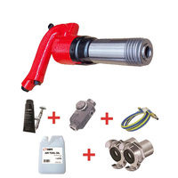 Caps Australia Mini Air Chipping Hammer 3000bpm with Claw Coupling Whip Hose C4832-HC