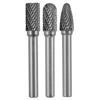 Holemaker Carbide Burr Set Blister Pack 3 Piece Set CB-SET-03