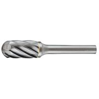 Holemaker 3/8" x 3/4" Head 6mm Shank Cylindrical Radius End Carbide Burr CB6M-SC3-AC