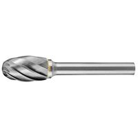 Holemaker 1/2" x 7/8" Head 6mm Shank Oval Shape AC Carbide Burr CB6M-SE5-AC