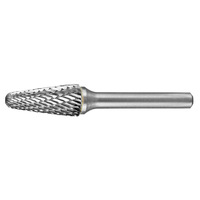Holemaker Carbide Burr Tapered Radius End 1/2" x 1-1/8" Head 6mm Shank DC CB6M-SL4