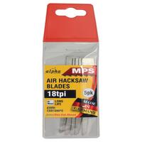 Alpha 18 TPI Air Hacksaw Blades - MPS (x5) CBB-18MPS