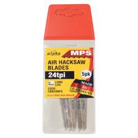 Alpha 24 TPI Air Hacksaw Blades - MPS (x5) CBB-24MPS