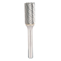 Morrisflex 3/8" x 3/4" Cylinder with End Cut Shape Carbide Burr 2-1/2" Long CBSB3