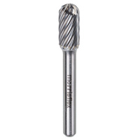 Morrisflex 1/2" x 7/16" Stainless Steel Radius Ended Cylinder Shaped Size 3 Burr 2-1/4" CBSC3INOX
