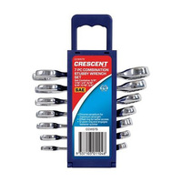 Crescent 7 Piece Combination Stubby Spanner / Wrench Set Imperial SAE - CCWS7S