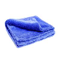 Plush microfibre car detailing cloth