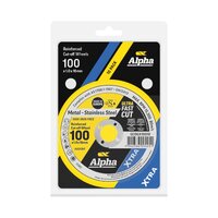 Alpha 100 x 1.0mm Cutting Disc XTRA - Carded (Pk 10) CGCDGX10010