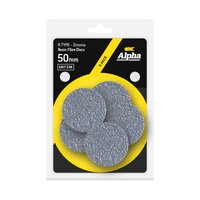 Alpha 50mm Z36 Grit Resin Fibre Disc R Type Zirconia - Carded (Pk 5) CGRFZ5036