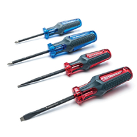 Crescent 4 Piece Co-Moulded Diamond Tip Screwdriver Set CGS4PCSET