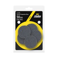 Alpha 50mm Surface Prep Disc R Type Fine / Blue - Carded (Pk 5) CGSP50F