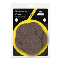 Alpha 75mm Surface Prep Disc R Type x Coarse / Brown - Carded (Pk 5) CGSP75EC