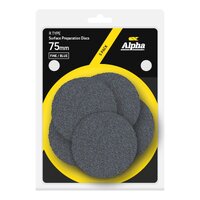 Alpha 75mm Surface Prep Disc R Type Fine / Blue - Carded (Pk 5) CGSP75F