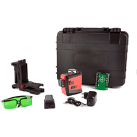 TUF Lasers 3 Plane Green Beam Multi Line Laser Level CLE360x3XG