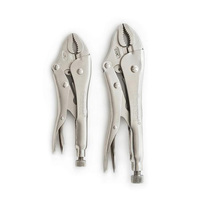 Crescent 2pc Plier Locking Set Curved Jaw CLP2SETN
