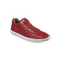 Piloti Pistone Red Leather Driving Shoes